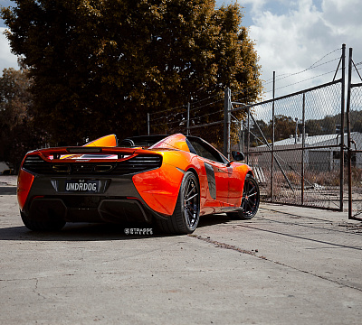 Фото дисков Strasse Wheels SV1 Deep Concave FS на McLaren 650S