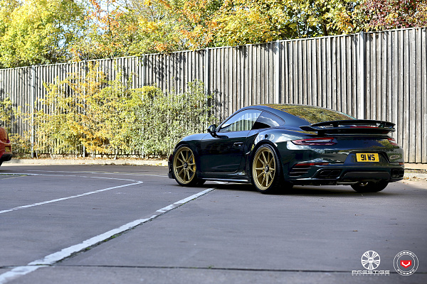 Фото дисков Vossen ML-X2 Глянцевое золото на Porsche 911 VII