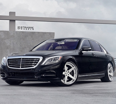 Фото дисков Strasse Wheels S5 Deep Concave на Mercedes-Benz S-Class (W222, C217)