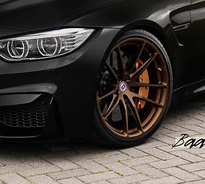 Фото дисков HRE P104 на BMW 4/M4 (F32/F82)