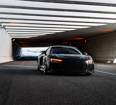 Фото дисков HRE 527 на Audi R8 (4S)