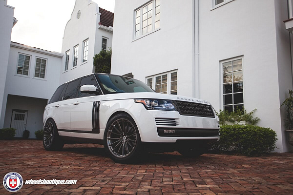 Фото дисков HRE P103 Глянцевый темный лак на Land Rover Range Rover IV