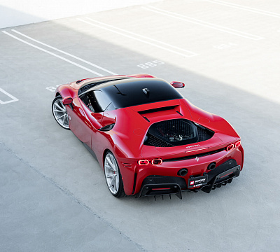 Фото дисков HRE P204 на Ferrari SF90