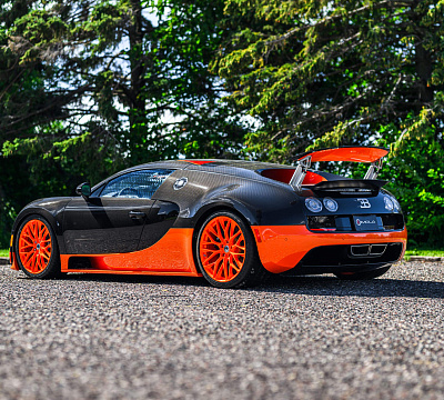 Фото дисков HRE P200 на Bugatti Veyron