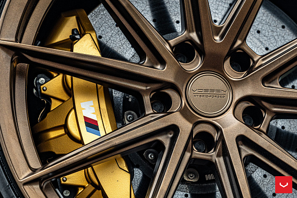 Фото дисков Vossen HFX-2 (5-Lug) Сатиновая темная бронза на BMW 5/M5 (G60/G90)