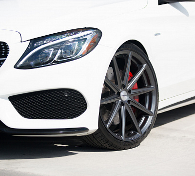 Фото дисков Vossen VFS-10 на Mercedes-Benz C-Class (W205)