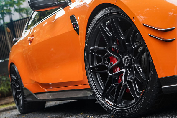 Фото дисков Brixton Forged FDE06 Черный сатин на BMW 4/M4 (G22/G82)