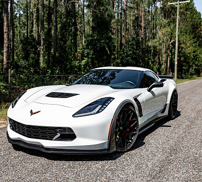 Фото дисков Vossen HF-2 на Chevrolet Corvette C7