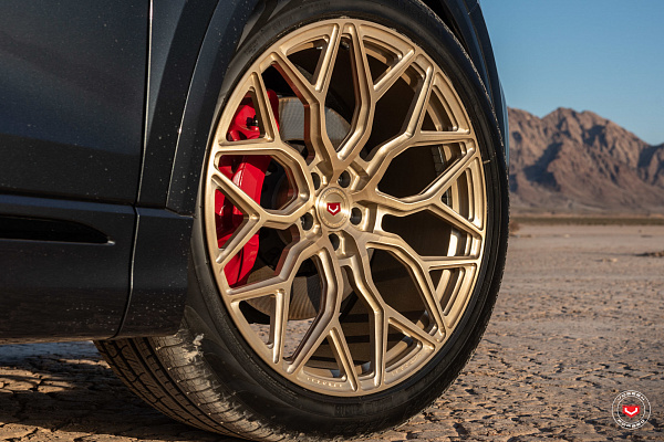 Фото дисков Vossen S17-01 Сатиновая шампань на Audi Q8