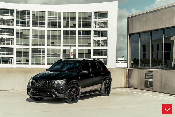 Фото дисков Vossen HF-7 Черный глянец на Mercedes-Benz GLE II