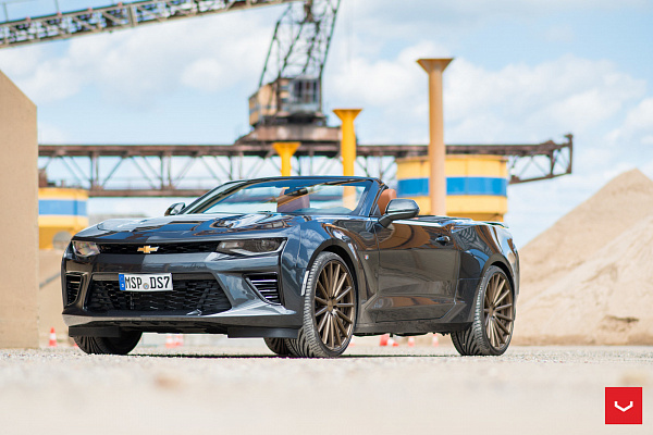 Фото дисков Vossen VFS-2 Сатиновая бронза на Chevrolet Camaro V