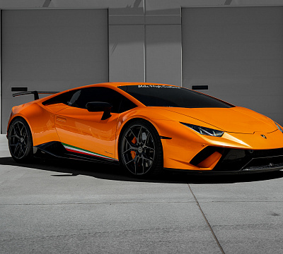 Фото дисков Vossen HF-5 на Lamborghini Huracan