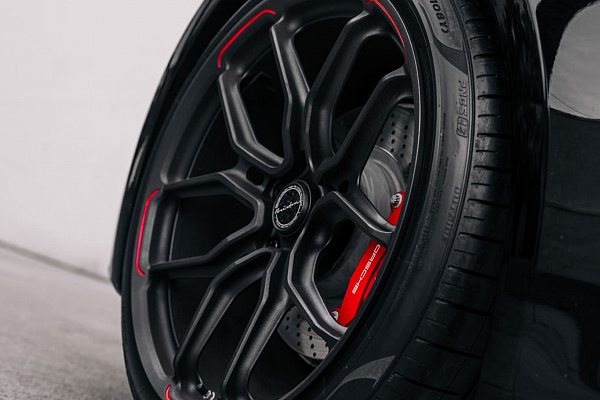 Фото дисков Brixton Forged CM5-RS Черный матовый на Porsche 911 VIII