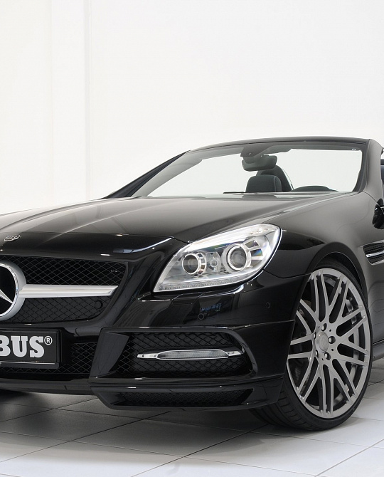 Фото дисков Monoblock F Глянцевый темный лак на Mercedes-Benz SLK (R172)