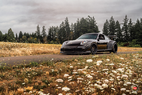 Фото дисков Vossen GEN-02 (3-piece) Черный сатин на Porsche 911 VI