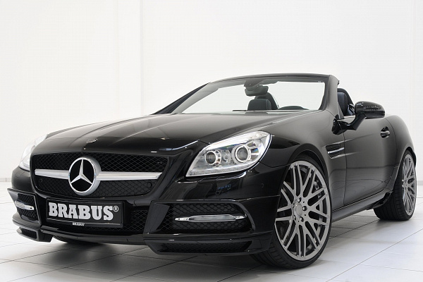 Фото дисков BRABUS Monoblock F Глянцевый темный лак на Mercedes-Benz SLK (R172)