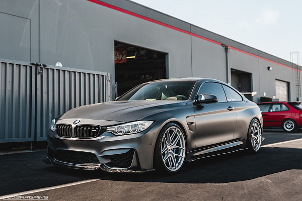 Фото дисков HRE R101 Lightweight Сатиновый лак на BMW 4/M4 (F32/F82)