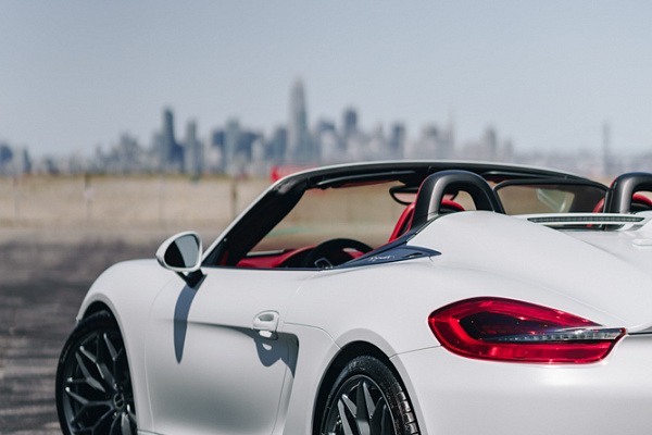 Фото дисков Brixton Forged CM6-R Сатиновый графит на Porsche Boxster III