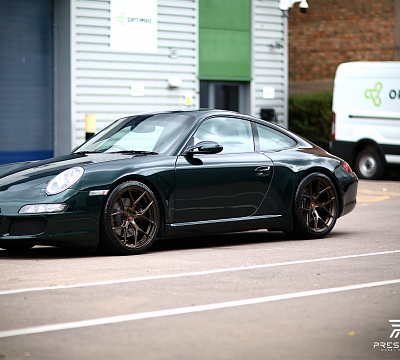 Фото дисков Vossen S21-01 на Porsche 911 VI