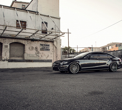Фото дисков Vossen VFS-2 на Mercedes-Benz CLS (C218)