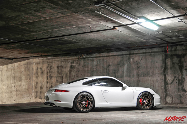 Фото дисков HRE S107 Сатиновая темная бронза на Porsche 911 VII