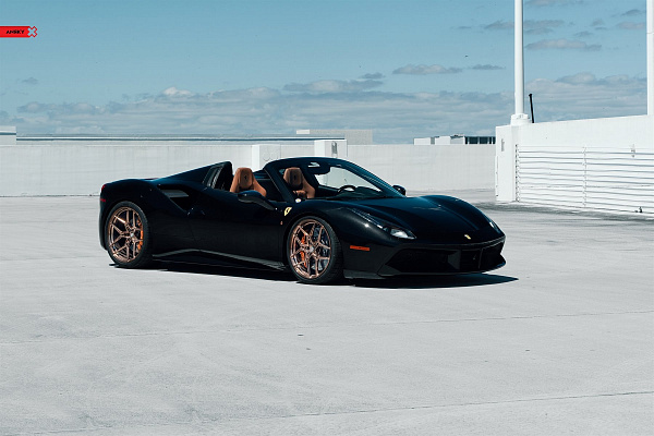 Фото дисков Anrky S1-X4 Глянцевая бронза на Ferrari 812