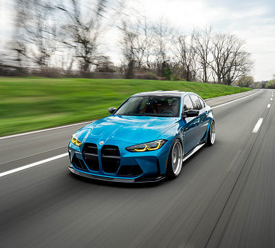 Фото дисков HRE 300 на BMW 3/M3 (G2x/G80)