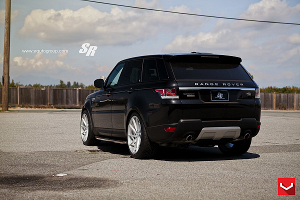 Фото дисков Vossen CVT Серебро на Land Rover Range Rover Sport II