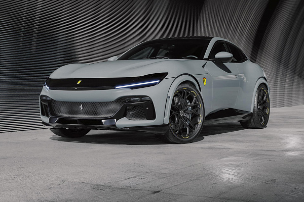 Фото дисков Brixton Forged PF14 R / RS Черный сатин на Ferrari Purosangue