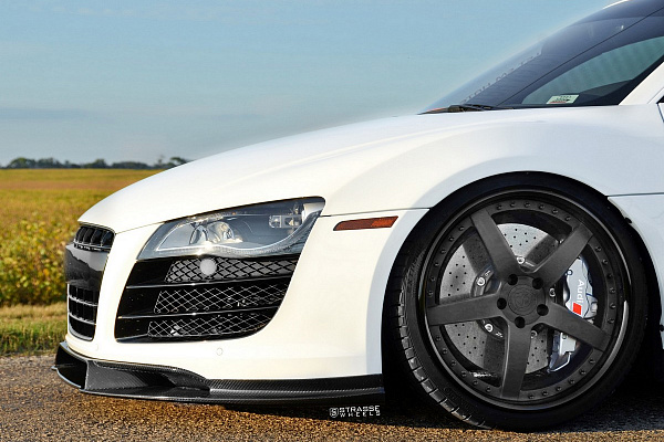 Фото дисков Strasse Wheels S5 Signature Черный сатин на Audi R8 (Typ 42)