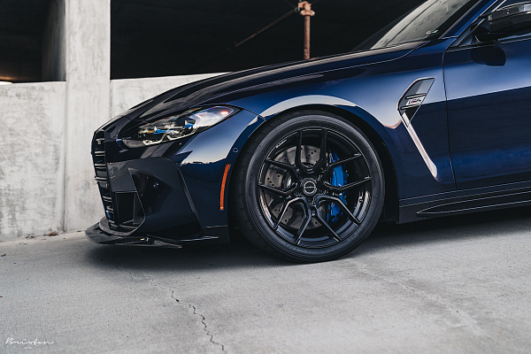 Фото дисков Brixton Forged CM5-R Черный глянец на BMW 4/M4 (G22/G82)