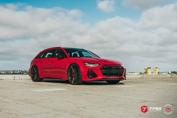 Фото дисков Vossen EVO-5R Сатиновая бронза на Audi A/RS 6 (C8)