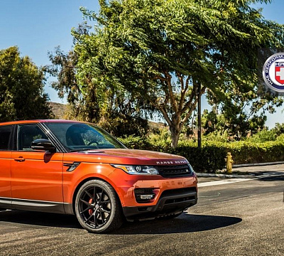 Фото дисков HRE P101 на Land Rover Range Rover Sport II
