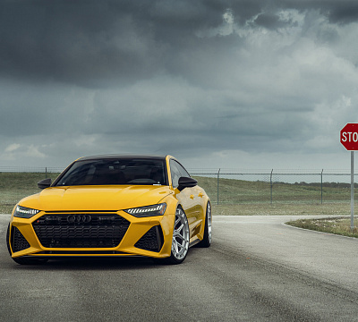 Фото дисков Vossen HFX-1 (5-Lug) на Audi A/RS 7 (4K)