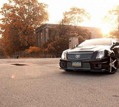 Фото дисков Vossen CV3 на Cadillac CTS II