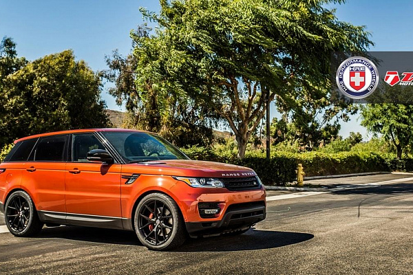 Фото дисков HRE P101 Черный сатин на Land Rover Range Rover Sport II