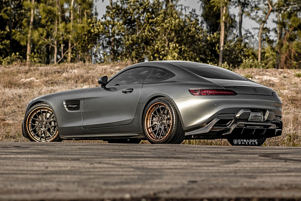 Фото дисков Strasse Wheels SM7 Deep Concave FS Другой цвет на Mercedes-Benz AMG GT I