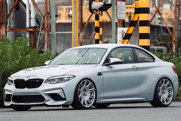 Фото дисков HRE 528M Сатиновый лак на BMW 2/M2 (F22/F87)