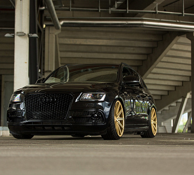 Фото дисков Vossen CV4 на Audi Q5 (8R)