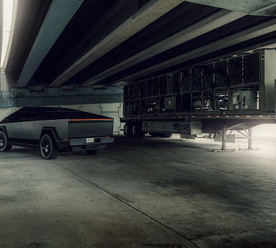 Фото дисков Vossen LC3-11 на Tesla Cybertruck