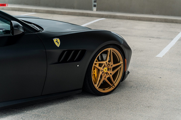 Фото дисков Anrky S1-X3 Сатиновое золото на Ferrari GTC4Lusso