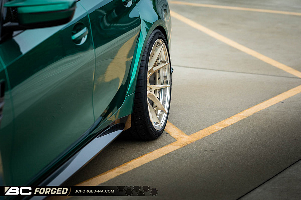 Фото дисков BC Forged HCA165 Сатиновая шампань на BMW 3/M3 (G2x/G80)