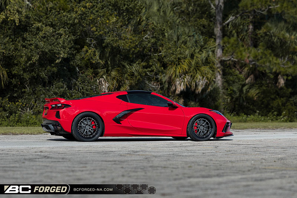 Фото дисков BC Forged LE10 // MLE10 Матовый графит на Chevrolet Corvette C8