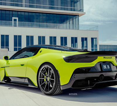 Фото дисков Strasse Wheels SV10 Deep Concave Duoblock на Maserati MC20