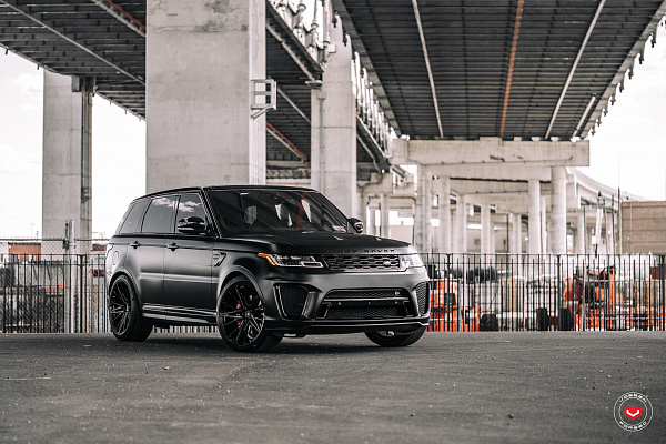Фото дисков Vossen M-X6 Черный глянец на Land Rover Range Rover Sport II