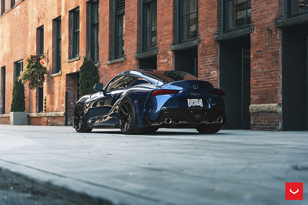 Фото дисков Vossen HF-5 Черный сатин на Toyota Supra A90