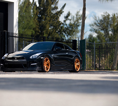 Фото дисков Vossen CG-202 на Nissan GT-R