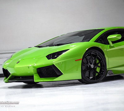 Фото дисков HRE P101 на Lamborghini Aventador