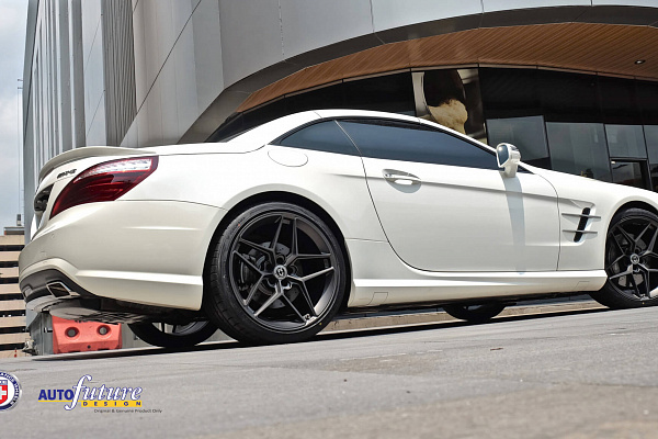 Фото дисков HRE FF11 Сатиновый графит на Mercedes-Benz SL (R231)