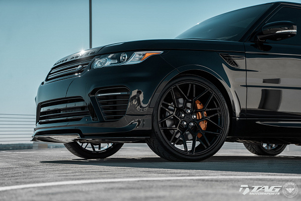 Фото дисков Vossen UV-1 Черный глянец на Land Rover Range Rover Sport II